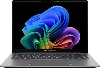 ASUS ExpertBook P5 Copilot+ PC AI Laptop, Intel® Core™ 7 Processor 258V, 32GB RAM, 1TB SSD, WiFi 6E, Windows 11 Home, Misty Grey, P5405CSA-DH76