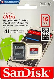 Sandisk Ultra - Flash Memory Card - 16 GB - MicroSDHC UHS-I (SDSQUNC-016G-AN6IA)