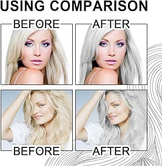 GotySles Grey Hair Dye - Natural Silver Grey Hair Colour Cream, Professional Instant Dye 100 ml (1 Piece)