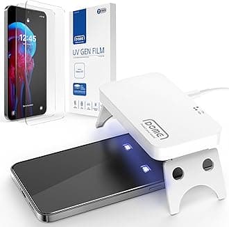 DOME GLASS Whitestone DOME UV GEN Film for Samsung Galaxy S25 [Glass-Like Film] Screen Protector with UV Lamp [2Pack]