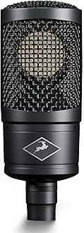 Antelope Audio Edge Solo Large Diaphragm Condenser Microphone — XLR Modeling Studio Mic for Vocals & Podcasting — Dynamic Professional Audio Mic for Music, Computer Streaming, Singing, & Voice Over