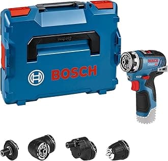 – 12V System GSR 12V-35 FC Cordless Drill/Driver (incl. 4 FlexiClick adapters, Without Battery/Charger, L-BOXX 102) – FlexiClick System
