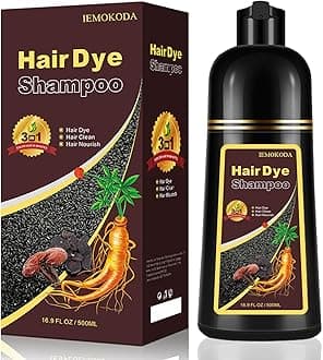 Light Brown Hair Dye Shampoo, 3-in-1 Hair Color Shampoo for Gray Hair Coverage for Women & Men, Natural Brown Shampoo Hair Dye Colors Hair in Minutes, Shampoo Tinte Para El Cabello, Champu Para Canas