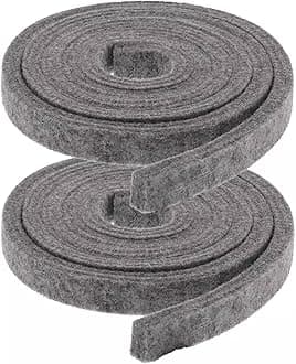 WE09X27634 Dryer Drum Front Felt Seal Exact Replacement Compatible with General Electric Hotpoint Whirlpool Kenmore Dryer Compatible WE09X20441 AP5949286 3290413 WE9M15 WE9M30 AP6889049-2 Rolls