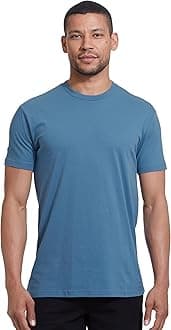 True Classic Mens T-Shirts - Short Sleeve Crew Neck Plain T Shirt for Men
