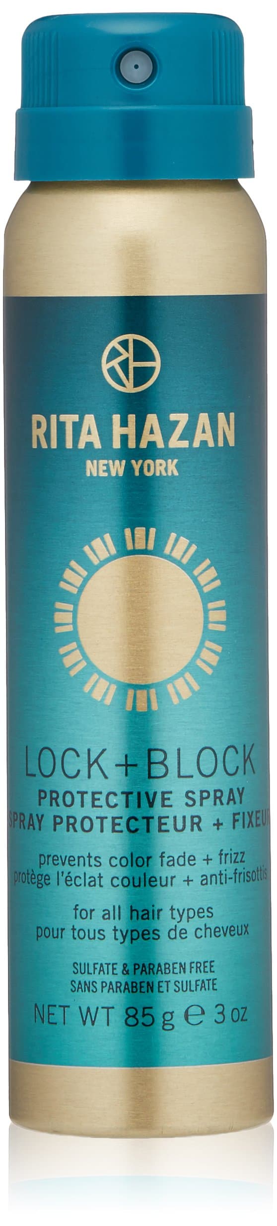Rita Hazan Lock Plus Block Protective Spray, Blocks Humidity and UV Rays, 3 oz