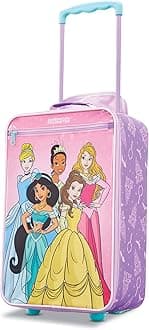 American Tourister Disney Softside Upright Luggage, Princess, Carry-On 18-Inch