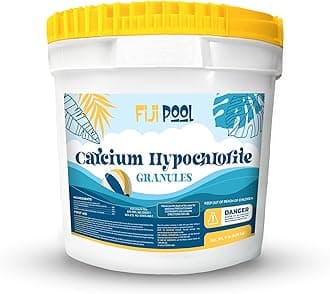Calcium Hypochlorite Granules 68% - Powerful Pool Shock Treatment, Algae & Bacteria Control, Sanitizer for Swimming Pools, Spas & Hot Tubs - 11 LB
