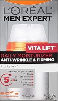 L'Oreal Men's Expert Vita Lift Anti-Wrinkle and Firming Moisturizer 1.60 oz (Pack of 5)