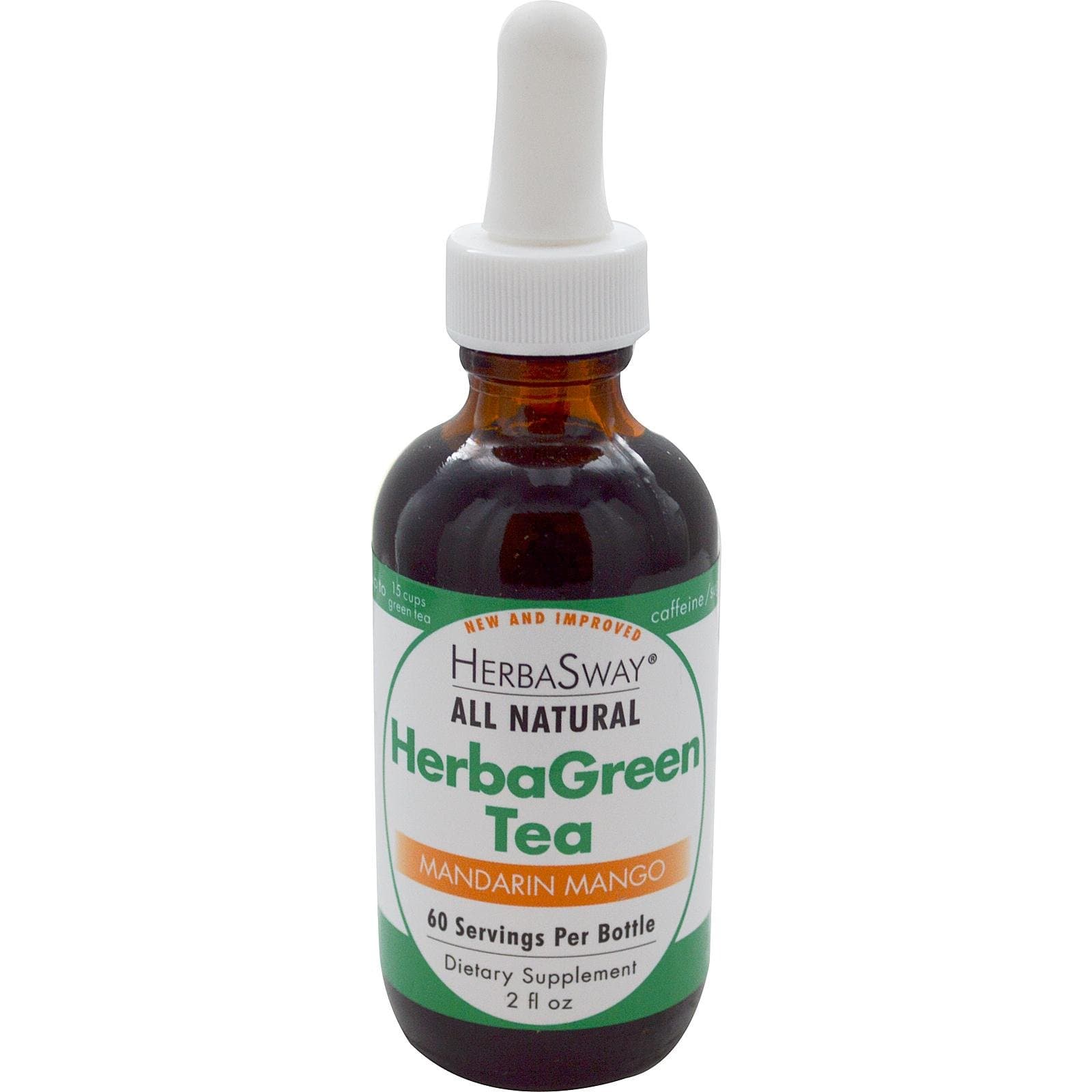 HerbaswayLaboratories HerbaGreen Tea Mandarin Mango - 2 fl oz