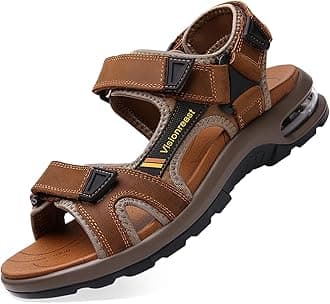 Mens Athletic Sandals Open Toe Hiking Outdoor Non-slip Sandals Air Cushion Sport Casual Beach Sandals