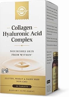Collagen Hyaluronic Acid Complex - 30 Tablets - With Hydrolyzed Collagen Type 2 & Chondroitin - Non-GMO, Gluten & Dairy Free - 30 Servings