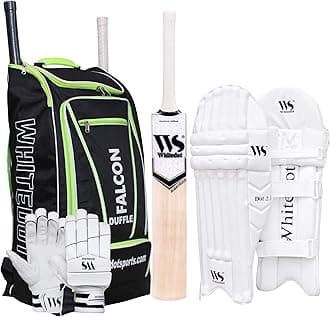 Falcon Kashmir Willow Cricket Combo Kit Set, Suitable for Mens/Adult/Large, Right Hand