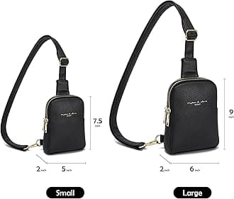 INICAT Travel Small Crossbody Sling Bags Valentines Day Gifts Women Her Cross Body Purses Vegan Leather Birthday