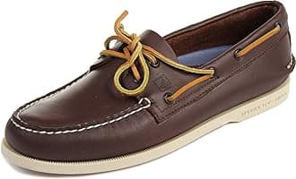 Top-Sider Men's Authentic 2-Eye Boat Shoe Classic Brown 16 D(M) US