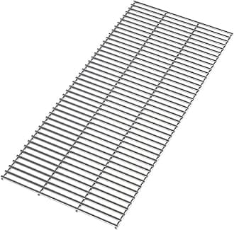 BBQ Stainless Steel Grill Grate Replacement BBQ Heavy Duty 5mm Stainless Steel Cutable, Reusable Cooking Grates, 70x42cm