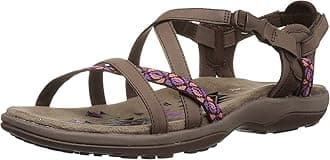 Skechers Women's Regga Slim Keep Close Gladiator Sandal,chocolate,8 M US