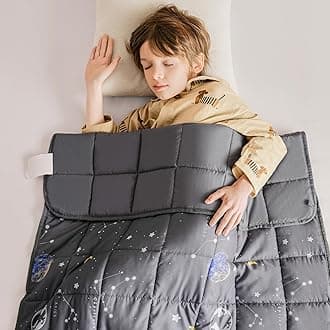 Topcee Weighted Blanket (3 lbs, 36" x 48") Cooling Throw Heavy Blanket for Sleeping Apply to 20-40 lbs, Soft Thick Breathable Blanket with Glass Bead, Easy Care