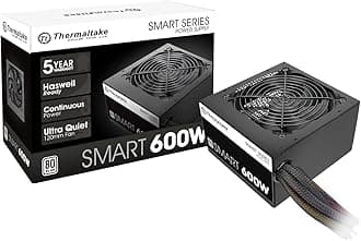 SMART 600W ATX 12V V2.3/EPS 12V 80 Plus Certified Active PFC Power Supply PS-SPD-0600NPCWUS-W