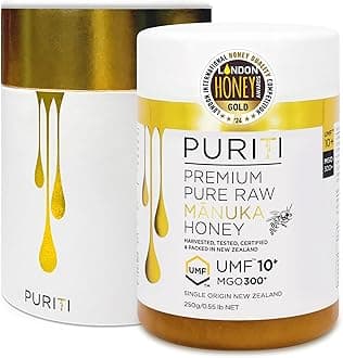 Manuka Honey MGO 300+ / UMF 10+ | 100% Pure Genuine Raw Manuka Honey | 8.8 Oz / 250g | Harvested, Tested, Certified and Packed in New Zealand
