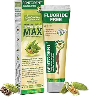 Natural, Fluoride Free, Foam Free & SLS Free (100g (pack of 1), Cardamom)