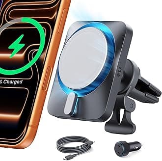 for 15W MagSafe Car Mount Charger with CryoBoost, Made for Apple-Certified, for MagSafe Car Charger, Magnetic Wireless Car Charger for iPhone 17/16/15/14/13, Fast Charging, Phone-Cooling Charger