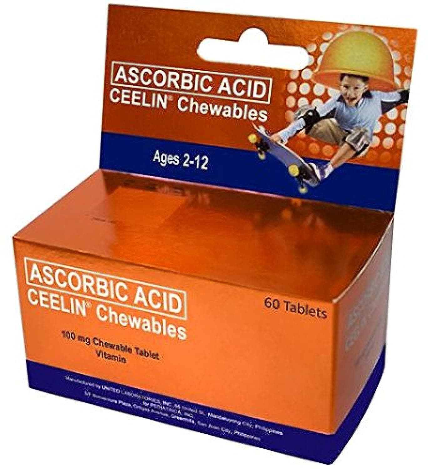 Chewables Ascorbic Acid(Vitamin C)60 Tablets Ages 2-12