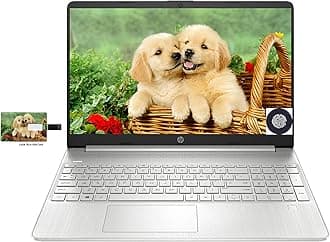 HP 15 Business Laptop, Intel Core i5, 15.6" FHD IPS Display, 16GB RAM, 512GB SSD, Wi-Fi 5, Bluetooth, Windows 11 Pro