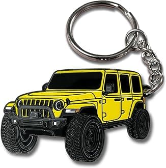Jeep Wrangler Keychain - Officially Licensed Jeep Rubicon Accessories JL Key Chain JKU 2024 2023