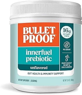 Inner Fuel Prebiotic Plant-Based Dietary Fiber for Super-Powered Gut Bacteria, Digestive Health and Immune Support