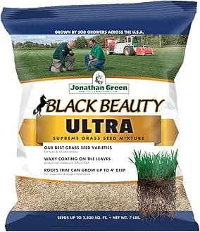 Jonathan Green (10322) Black Beauty Ultra Grass Seed - Cool Season Lawn Seed (7 lb)