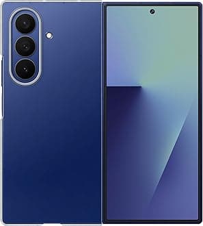 Samsung Galaxy Z Fold7 Clear Phone Case, Protective, Ultra-Sleek, Strong, Anti-Reflecting Film, US Version, Transparent