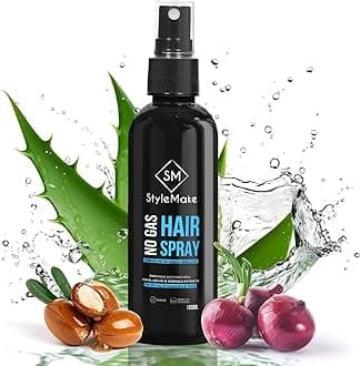 - Hair Lock Spray for Men & Women - Extreme Hold - 100 ml | Natural Extracts of Onion, Argan & Moringa | Quick Hair Styling and Setting