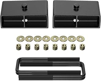 2 inch Rear Lift Blocks for Tacoma/Tundra, 2" Rear Leveling Kit Compatible with 1995-2021 Tacoma,2000-2021 Tundra