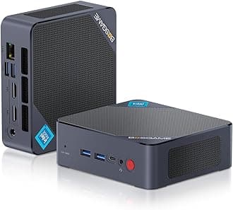 BOSGAME Mini PC Intel 12th N100 Mini Computers 16GB DDR4 512GB SSD Mini Desktop PC, Dual HDMI,4*USB Gen3.2,Type-C, WiFi5, BT4.2, 2.5G LAN