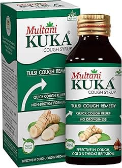 - Kuka Cough Syrup 200ml | Get Ayurvedic Relief from Throat Issue, Chest Congestion, All Types Of Cough & Cold | Goodness Of Tulsi, Pippali, Satpudina & Other Herbs