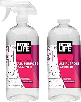Better Life All-Purpose Cleaner, Pomegranate, 32 Fl Oz (Pack of 2), Pomegranate, 64 Fl Oz