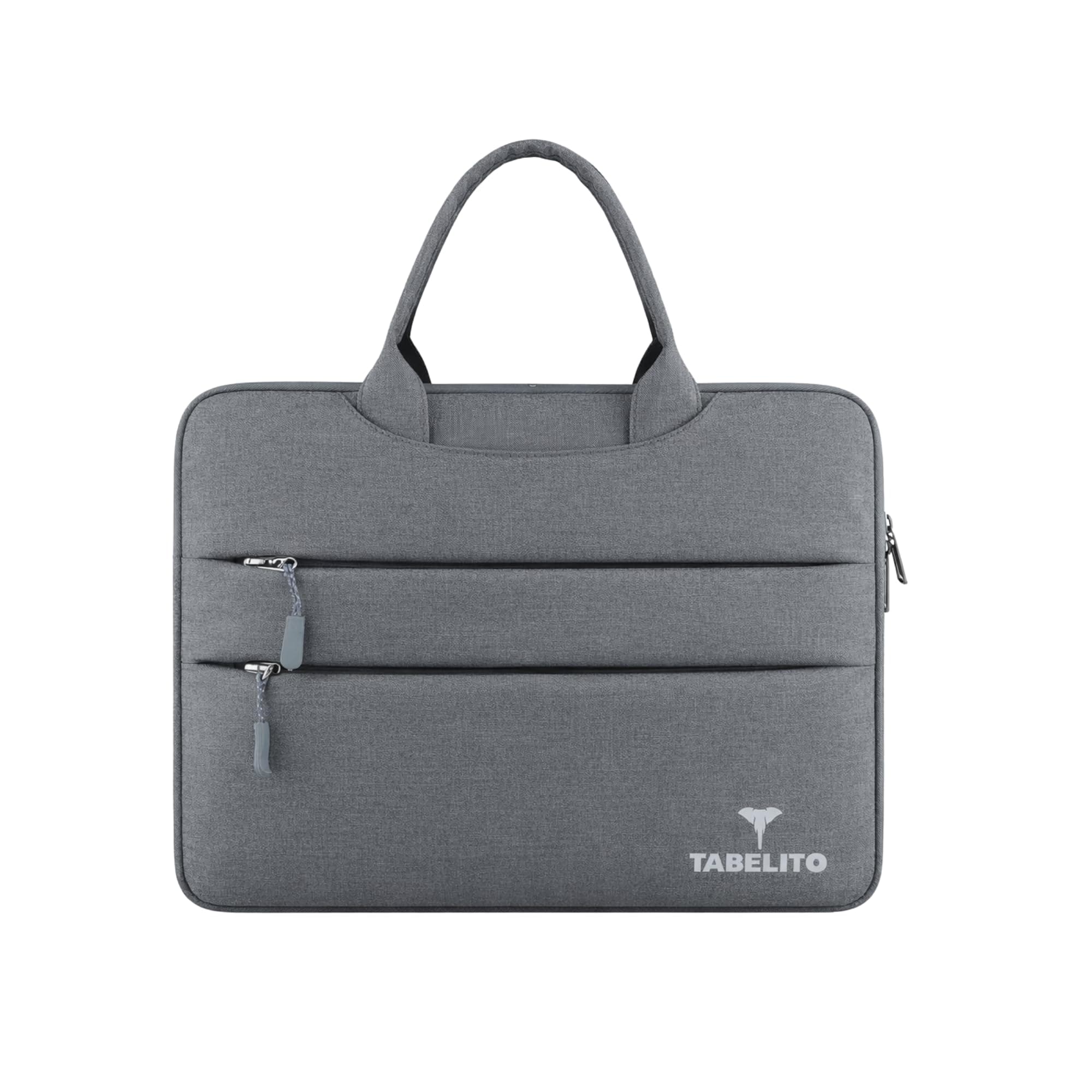 Tabelito Basic Laptop Bag Sleeve Case Cover Pouch for 15.6 (Grey)