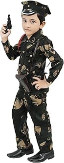 Chandrika Kids Police Army Military IPS Costume Dress For Boys