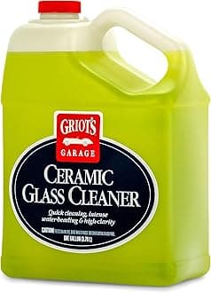 Ceramic Glass Cleaner Spray for Car Windows, Windshields, Mirrors and Home Use, Cleans and Protects, Streak-Free, 11009, One Gallon