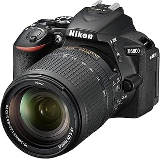 Nikon 1577 D5600 DX-Format Digital SLR with AF-S DX NIKKOR 18-140mm f/3.5-5.6G ED VR Lens, Black (Renewed)