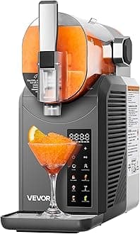 VEVORSlushie Machine, 2L/68oz No Ice Needed Slushy Machine for Home, Frozen Drink Maker with 6 Preset Programs, Margarita Machine with Self-Cleaning, Frozen Margaritas, Frappés, Milkshake, and More
