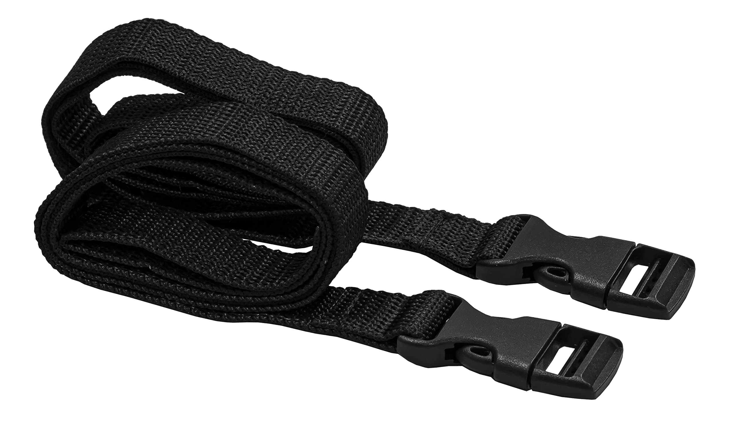 Golf Trolley Straps with Clips, Black
