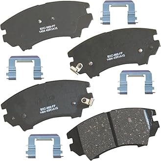 Bendix Premium SBC1404 Ceramic Front Brake Pads for Chevrolet Camaro 2015-2010, Caprice 2017-2011, Saab 9-5 2011-2010