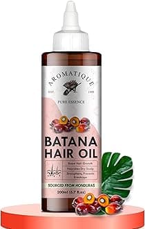Aromatique Batana Oil Enriched with Rosemary, Argan, Onion & Castor Oil | Herbal Blend for Hair Nourishment, Shine & Strength | 200ml