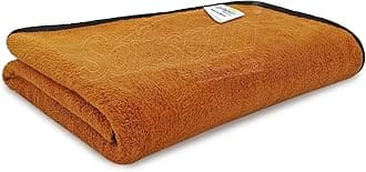 SOFTSPUN Microfiber Coral Bath Towel 1 Pc Brown! Ultra Absorbent Super Soft & Lightweight Quick Drying for Men & Women Daily Use for Unisex.