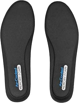 Replacement Shoe Insoles for Men's Shoes, Memory Foam Footwear Inserts for Comfortable Light-Weight and Cushion Shock Absorbing (US Men8.5-EU41.5)