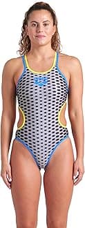 ARENA Women's One Scale Double Cross Back Practice Swimsuit Competition Bathing Suit