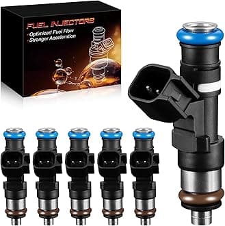 0280158066 4.0 V6 Fuel Injectors Compatible with For:-Ford Explorer 2005 Explorer Sport Trac 2005 For:-Mercury Mountaineer 2005, FJ765, 82211191, 5L2Z9F593DA (6 Pack)