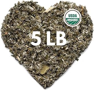 Super Value Pack 5 LB - Raspberry Leaf Tea - Womens Tea, Reproductive Health - Ease PMS Sympoms, Menstrual Cramps
